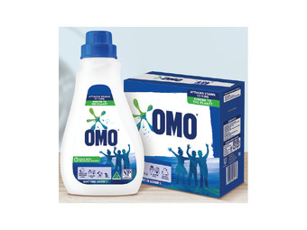 Foodworks Omo laundry liquid or powder 1kg/l offer