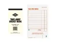 Zions Take Away Docket Book
