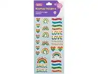 Officeworks Kadink Paper Rainbow Hope Stickers 1 Sheet offer