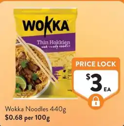 Foodworks Wokka Thin Hokkien noodles offer