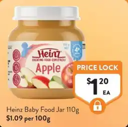 Foodworks Heinz Baby Food Jar offer