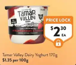 Foodworks Tamar Valley Dairy Yoghurt offer