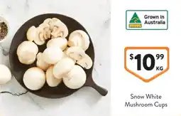 Foodworks Snow White Mushroom Cups offer
