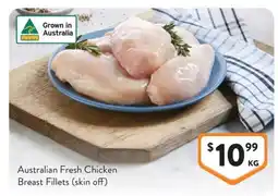 Foodworks Australian Fresh Chicken Breast Fillets (skin off) offer