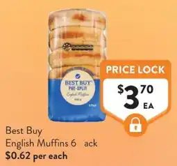 Foodworks Best Buy English Muffins offer