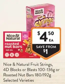 Foodworks Nice & Natural Fruit Strings offer