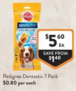 Foodworks Pedigree Dentastix offer