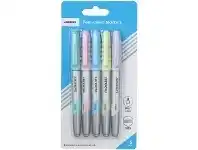 Officeworks J.Burrows Permanent Markers 1mm Bullet Pastels 5 Pack offer