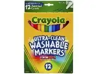 Officeworks Crayola Ultra-clean Fine Line Markers 12 Pack offer