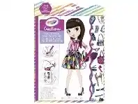 Officeworks Crayola Creations Sticker Look Book Fashion Style offer
