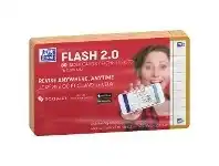 Officeworks Oxford Flash 2.0 Index Cards Ruled 75 x 125mm Orange 80 Pack offer