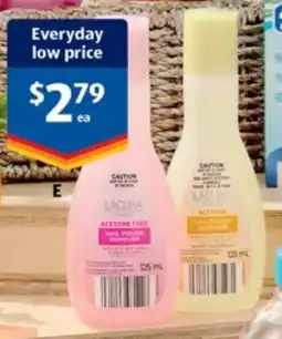 ALDI Lacura Beauty Nail Polish Remover offer