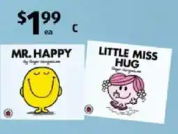 ALDI Mr. Men or Little Miss Books offer