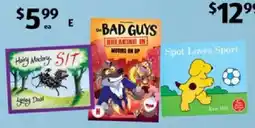 ALDI Hairy Maclary Books, Bad Guys Books or Licensed Flip Books offer