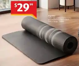 ALDI Yoga Mat offer