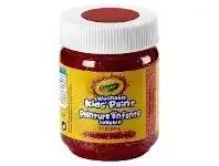 Officeworks Crayola Washable Classic Kids&#039; Paint 59mL Red Sparks offer