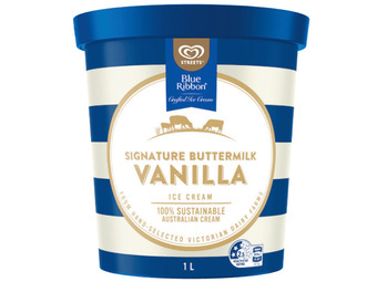 Streets blue ribbon ice cream 1l