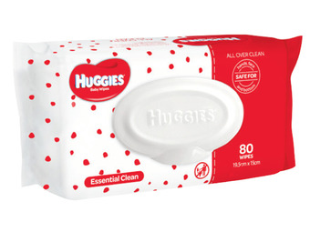 Foodworks Huggies essentials unscented baby wipes 80 pack offer