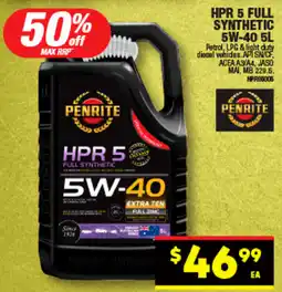Autopro HPR 5 full synthetic 5W-40 offer