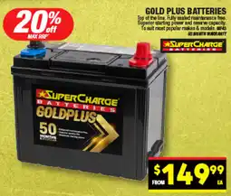 Autopro Gold plus batteries offer