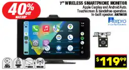 Autopro 7" wireless smartphone monitor offer
