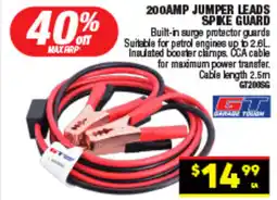 Autopro 200amp jumper leads spike guard offer