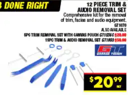 Autopro 12 piece trim & audio removal set offer
