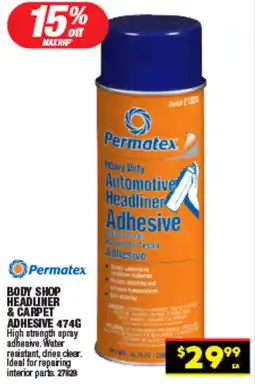 Autopro Body shop headliner & carpet adhesive offer