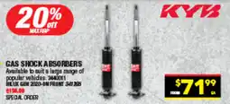 Autopro Gas shock absorbers offer