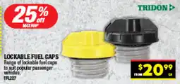 Autopro Lockable fuel caps offer