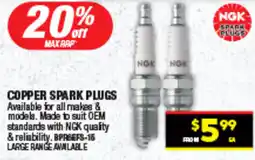 Autopro Copper spark plugs offer