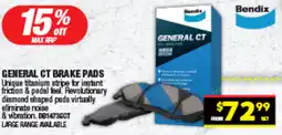 Autopro GENERAL CT BRAKE PADS offer