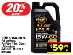 Autopro HPR15 15W-60 5L offer