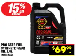 Autopro Pro gear full synthetic gear oil offer
