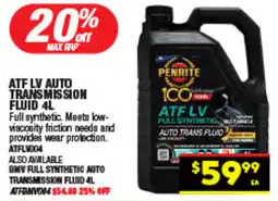 Autopro ATF LV auto transmission fluid offer