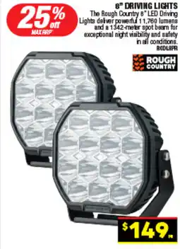 Autopro 8" driving lights offer