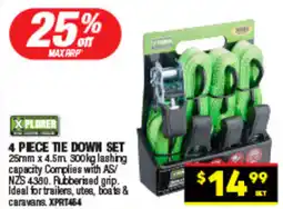 Autopro 4 piece tie down set offer