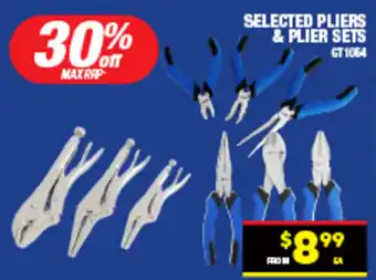 Selected pliers & plier sets