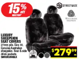 Autopro Luxury sheepskin seat covers offer
