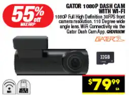 Autopro Gator 1080p dash cam with wi-fi offer