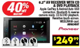 Autopro 6.2" AV receiver with cd & dvd playback offer