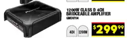 Autopro 1200w class d 4ch bridgeable amplifier offer