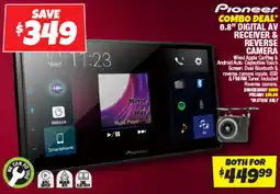 Autobarn 6.8" digital av receiver & reverse camera offer