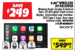 Autobarn 6.95" wireless AV receiver offer
