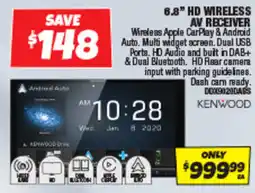 Autobarn 6.8" HD wireless av receiver offer
