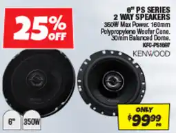 Autobarn 6" PS series 2 way speakers offer