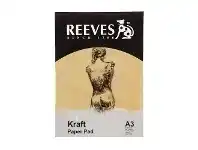 Reeves Kraft Paper Pad 110gsm 50 Sheets A3