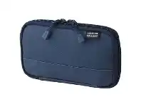Smart Fit Single Zip Compact Pencil Case Navy