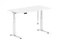 Officeworks Stilford S2 Electric Sit Stand Desk 1500mm White/White offer