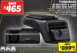 Autobarn 4k UHD front & 1080p HD rear dash cam kit offer